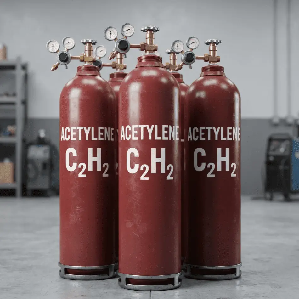 Acetylene cylinders