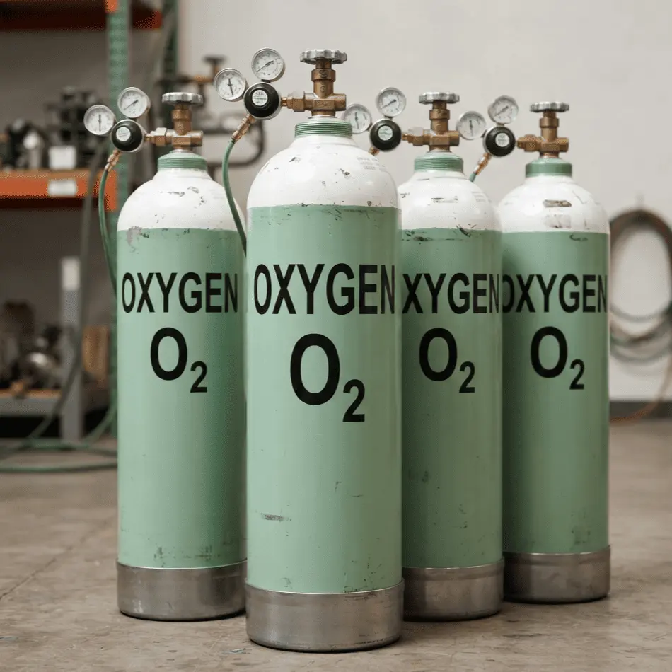 Oxygen cylinders